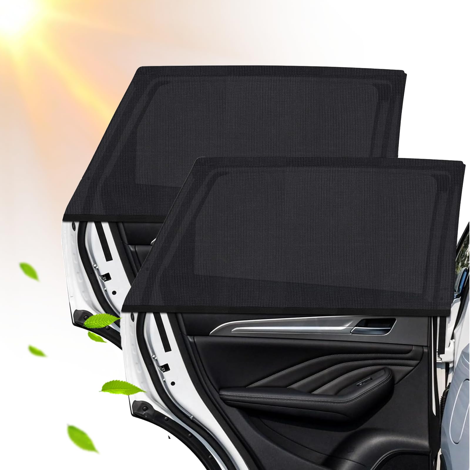 2pcs Sonnenschutz Auto Baby mit UV Schutz, Autofenster Sonnenblende, Dehnbarer Sonnenschutz für Das Auto, Universal passend für die meisten Fahrzeuge 2pcs Sonnenschutz Auto Baby mit UV Schutz, Autofenster Sonnenblende, Dehnbarer Sonnenschutz für Das Auto, Universal passend für die meisten Fahrzeuge von Kyzuzia
