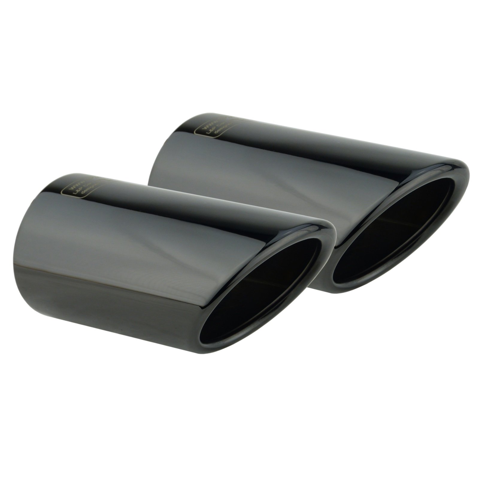 L&P A295 2 Auspuffblenden Auspuffblende Schwarz Chrom Edelstahl poliert kompatibel mit A4 B8 A5 8T Q5 8R Plug&Play Endrohrblenden Endrohrblende Auspuff Blende für 65mm Endrohre L&P A295 2 Auspuffblenden Auspuffblende Schwarz Chrom Edelstahl poliert kompatibel mit A4 B8 A5 8T Q5 8R Plug&Play Endrohrblenden Endrohrblende Auspuff Blende für 65mm Endrohre von L & P Car Design