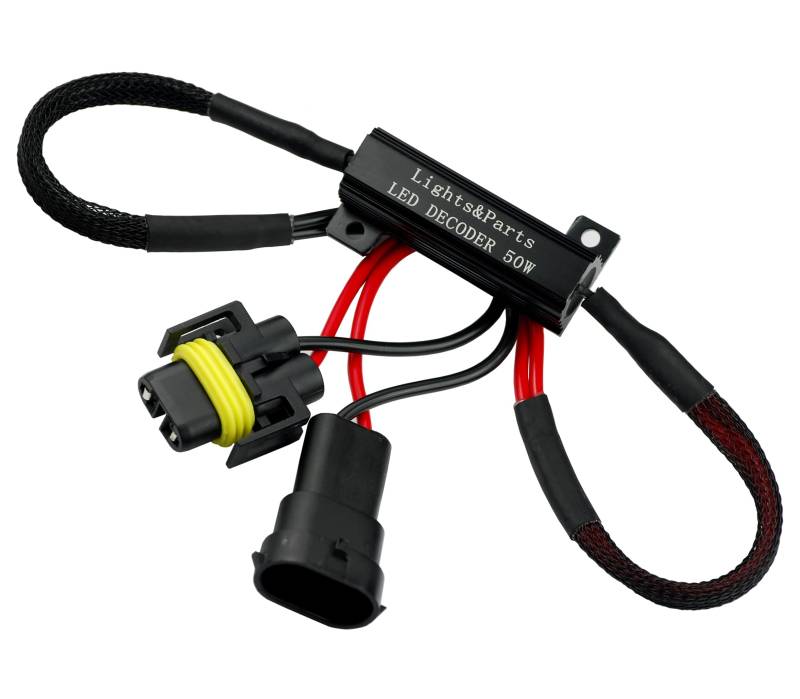 L & P Car Design L&P B546 [ 2 Stück ] H8 H11 CanBus Plug&Play Lastwiderstand Widerstand für LED SMD Lampen ohne Fehlermeldung von L & P Car Design