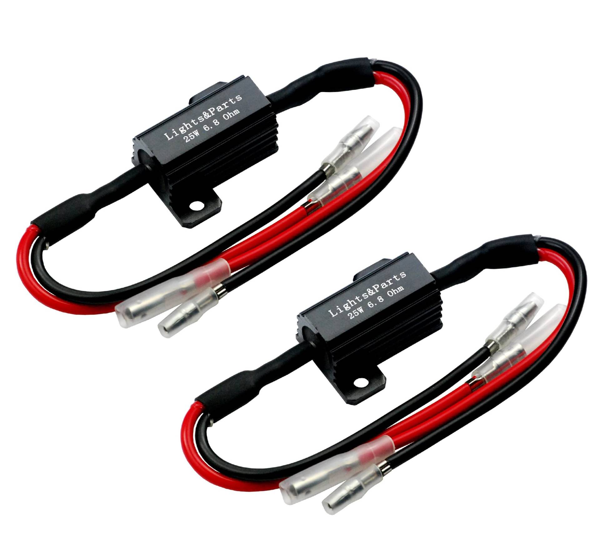 L & P Car Design LP B548 2 Stück Leistungswiderstand Lastwiderstand Widerstand für SMD LED Miniblinker Mini Blinker für richtige Blinkfrequenz 12V von L & P Car Design