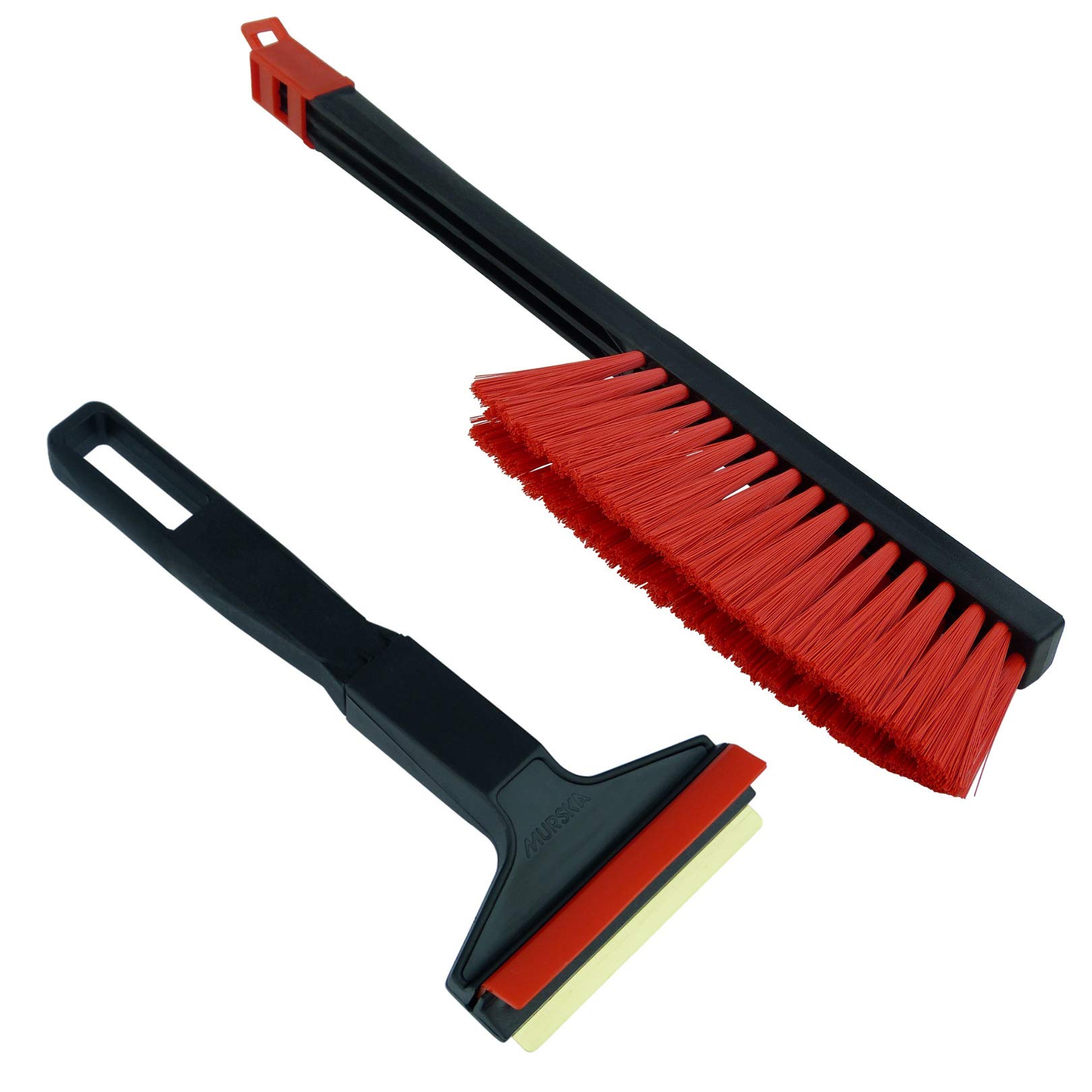 Set - Murska Eiskratzer Auto mit Besen Eiskratzer Messing mit Schneebesen Auto Besen Winter Scheibenkratzer Auto - Besen Auto Schnee - Schneefeger Auto Schneebürste Auto (Set A053 + A059 Schwarz Rot) Set - Murska Eiskratzer Auto mit Besen Eiskratzer Messing mit Schneebesen Auto Besen Winter Scheibenkratzer Auto - Besen Auto Schnee - Schneefeger Auto Schneebürste Auto (Set A053 + A059 Schwarz Rot) von L & P Car Design