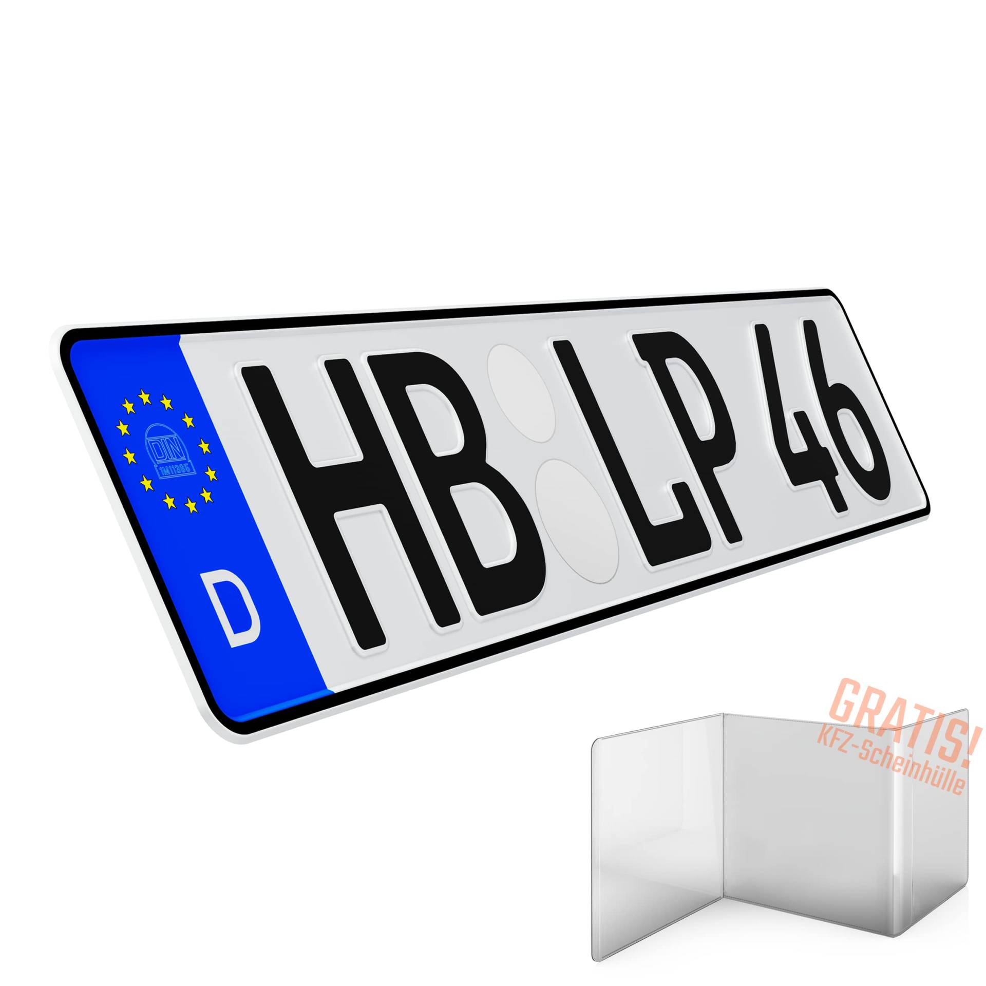 1 Stück KFZ Kennzeichen 46cm x 11cm Nummernschild 460mm x 110mm Wunschkennzeichen DIN zertifiziert Autokennzeichen auch für Fahrradträger Anhänger LKW Wunschprägung amtliches Kennzeichen Autoschild 1 Stück KFZ Kennzeichen 46cm x 11cm Nummernschild 460mm x 110mm Wunschkennzeichen DIN zertifiziert Autokennzeichen auch für Fahrradträger Anhänger LKW Wunschprägung amtliches Kennzeichen Autoschild von L & P Car Design