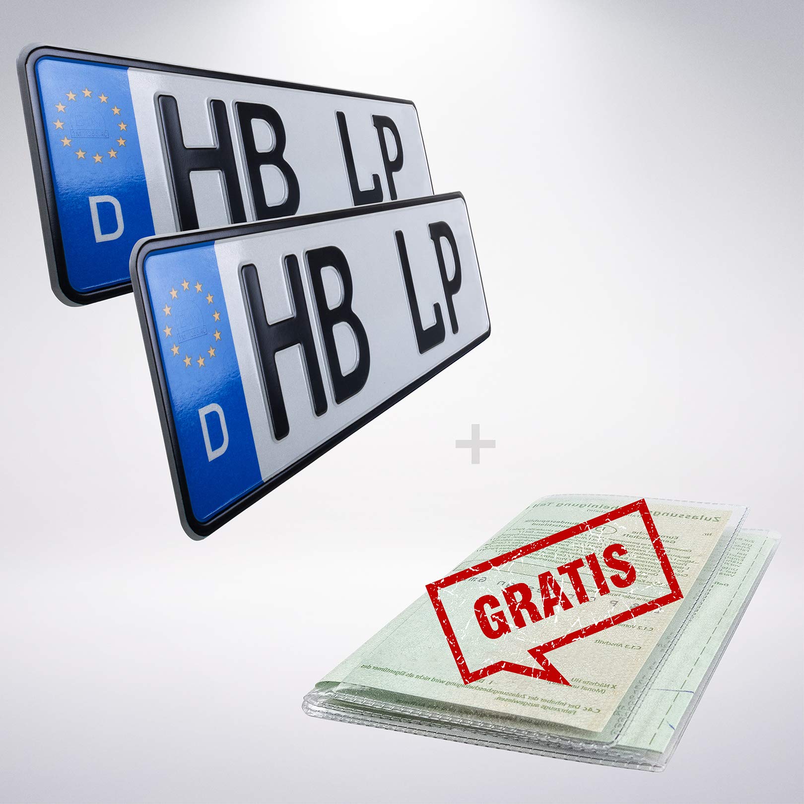 2 Stück KFZ Kennzeichen 38cm x 11cm Nummernschild 380 x 110mm Wunschkennzeichen DIN zertifiziert Autokennzeichen auch für Fahrradträger Anhänger LKW Wunschprägung amtliches Autoschild 2 Stück KFZ Kennzeichen 38cm x 11cm Nummernschild 380 x 110mm Wunschkennzeichen DIN zertifiziert Autokennzeichen auch für Fahrradträger Anhänger LKW Wunschprägung amtliches Autoschild von L & P Car Design