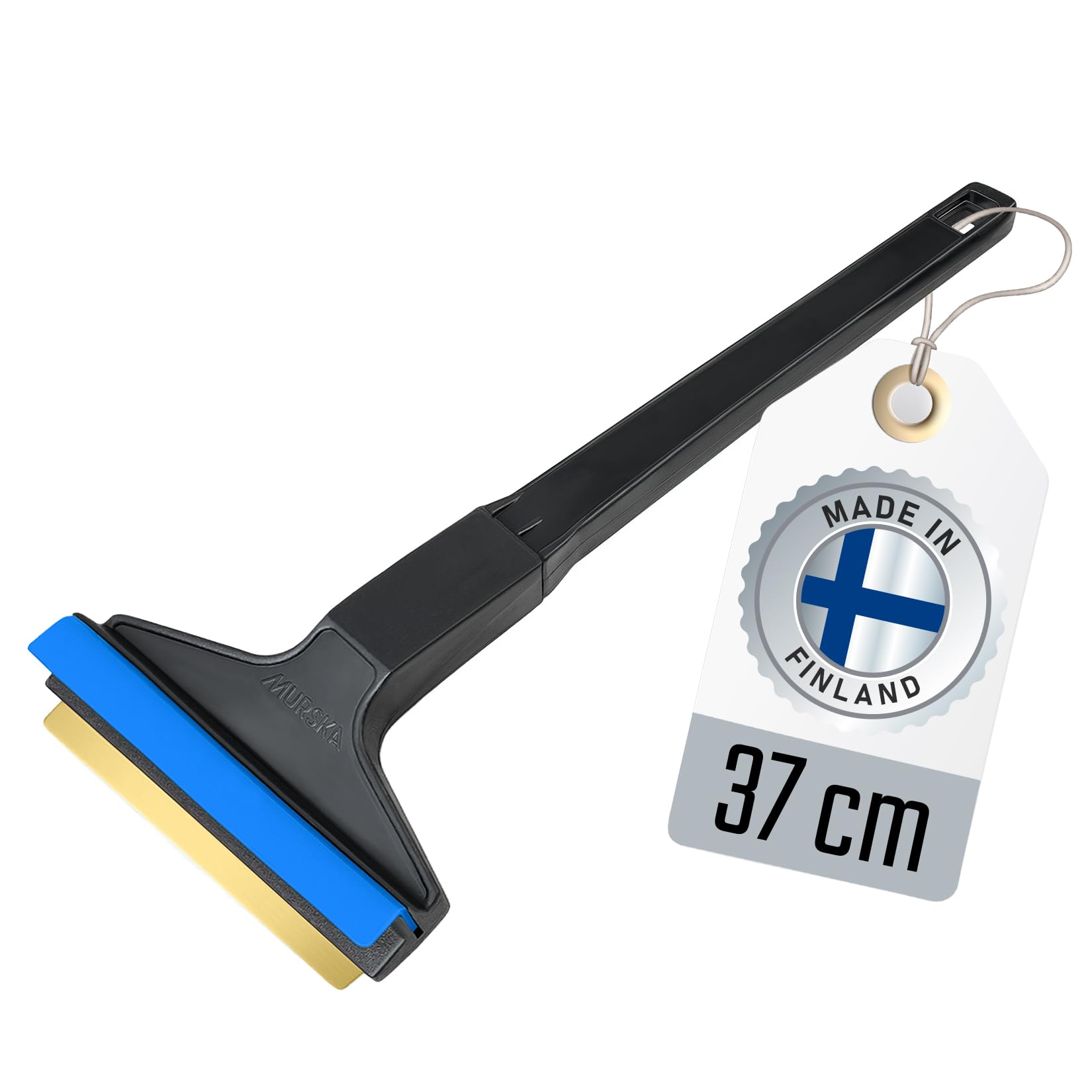 Eiskratzer Auto lang - Scheibenkratzer Auto 37cm - schnell, mühelos & schonend - Premium HIPS - Murska mit Messingklinge & Gummilippe - effizient sicher Schneekratzer - Finnland Schwarz Blau Eiskratzer Auto lang - Scheibenkratzer Auto 37cm - schnell, mühelos & schonend - Premium HIPS - Murska mit Messingklinge & Gummilippe - effizient sicher Schneekratzer - Finnland Schwarz Blau von L & P Car Design