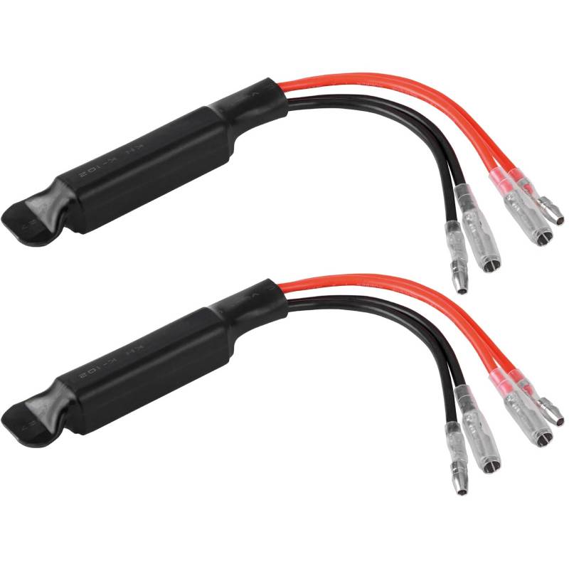 L & P Car Design B549-2 2 Stück Leistungswiderstand Lastwiderstand Widerstand für SMD LED Miniblinker Mini Blinker für richtige Blinkfrequenz 10watt 10w 17ohm 12V von L & P Car Design