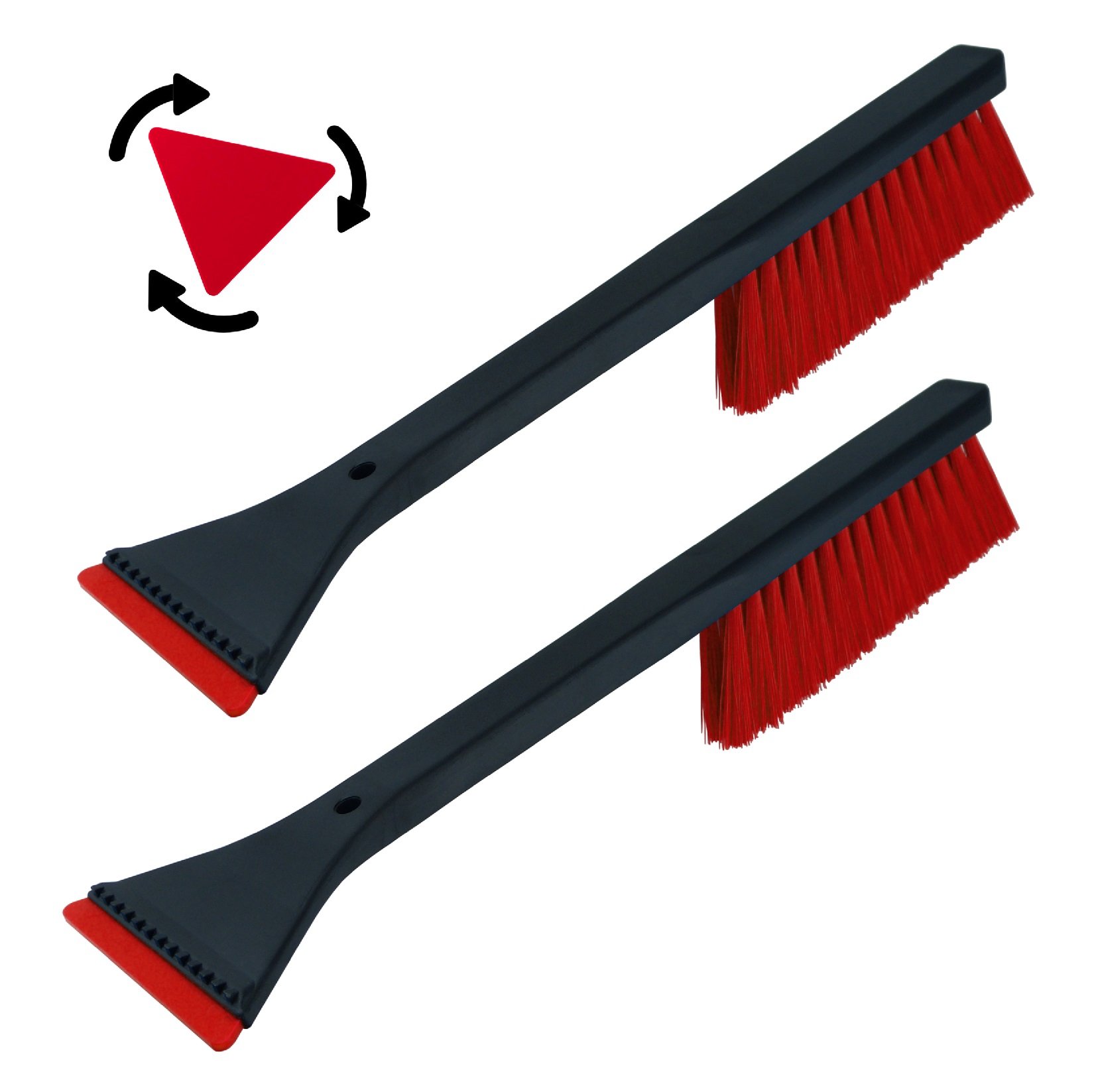 L&P A060 2 Stück Eiskratzer Murska Auto Eisschaber 365mm Dreieck Schaber Schneebesen Schneebürste HIPS lang Schneefeger Bürste Besen Feger Original Finnland TOP Qualität (2 Stück Schwarz Rot) L&P A060 2 Stück Eiskratzer Murska Auto Eisschaber 365mm Dreieck Schaber Schneebesen Schneebürste HIPS lang Schneefeger Bürste Besen Feger Original Finnland TOP Qualität (2 Stück Schwarz Rot) von L & P Car Design