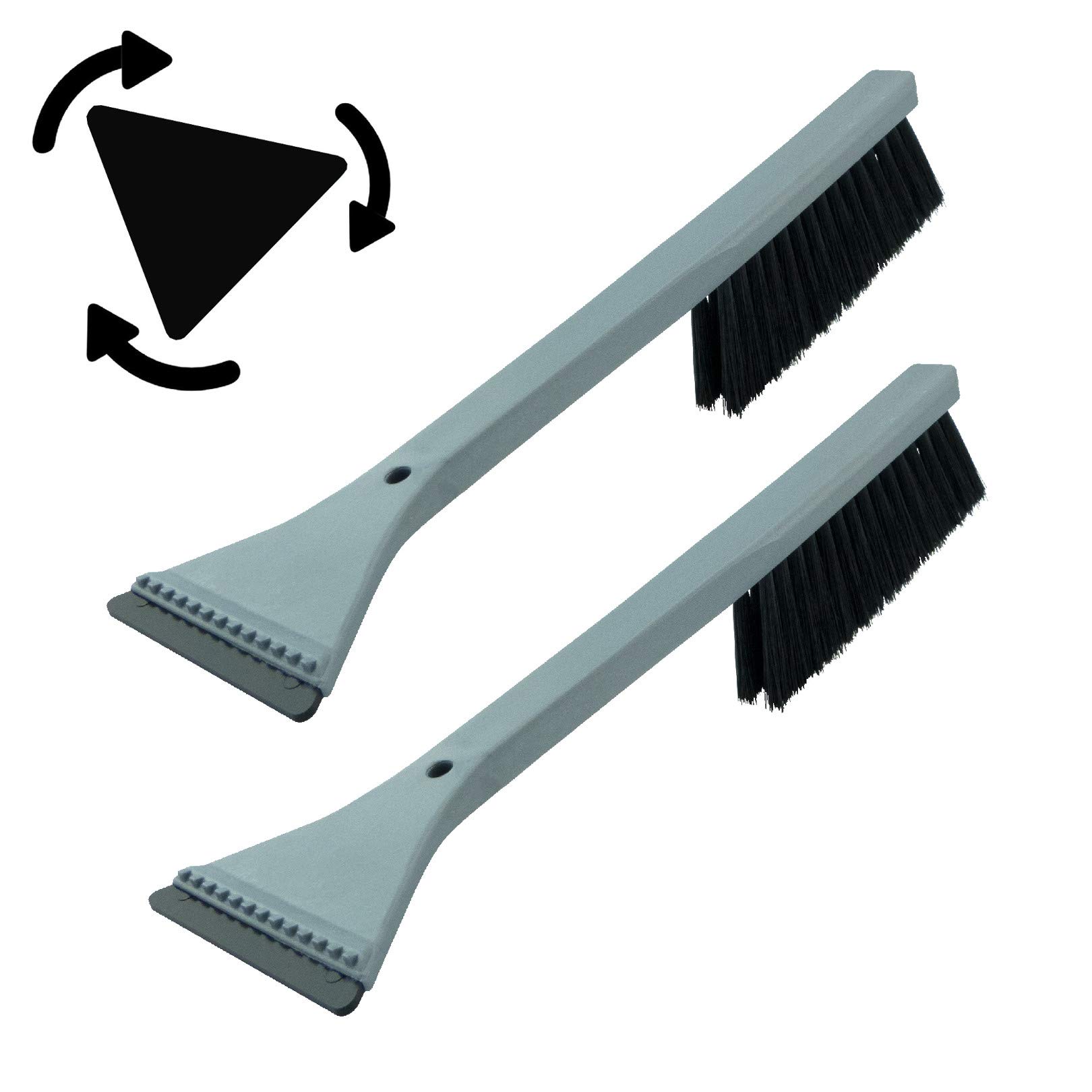 L&P A060 2 Stück Eiskratzer Murska Auto Eisschaber 365mm Dreieck Schaber Schneebesen Schneebürste HIPS lang Schneefeger Bürste Besen Feger Original Finnland TOP Qualität (2 Stück Silber Grau Schwarz) L&P A060 2 Stück Eiskratzer Murska Auto Eisschaber 365mm Dreieck Schaber Schneebesen Schneebürste HIPS lang Schneefeger Bürste Besen Feger Original Finnland TOP Qualität (2 Stück Silber Grau Schwarz) von L & P Car Design