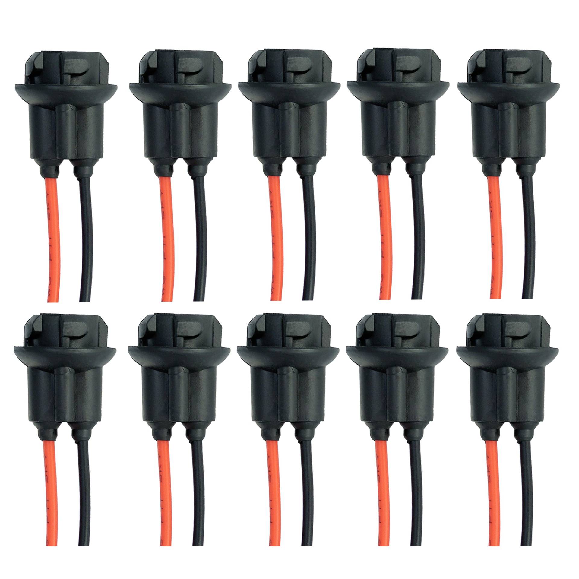L & P Car Design 10x T10 W5W Fassung Stecker Lampenfassung Standlicht Parklicht Glas Sockel Glassockel Stecksockel W3W WY5W W2,1X9,5D für Lampen Glühlampen Glühbirnen L & P Car Design 10x T10 W5W Fassung Stecker Lampenfassung Standlicht Parklicht Glas Sockel Glassockel Stecksockel W3W WY5W W2,1X9,5D für Lampen Glühlampen Glühbirnen von L & P Car Design