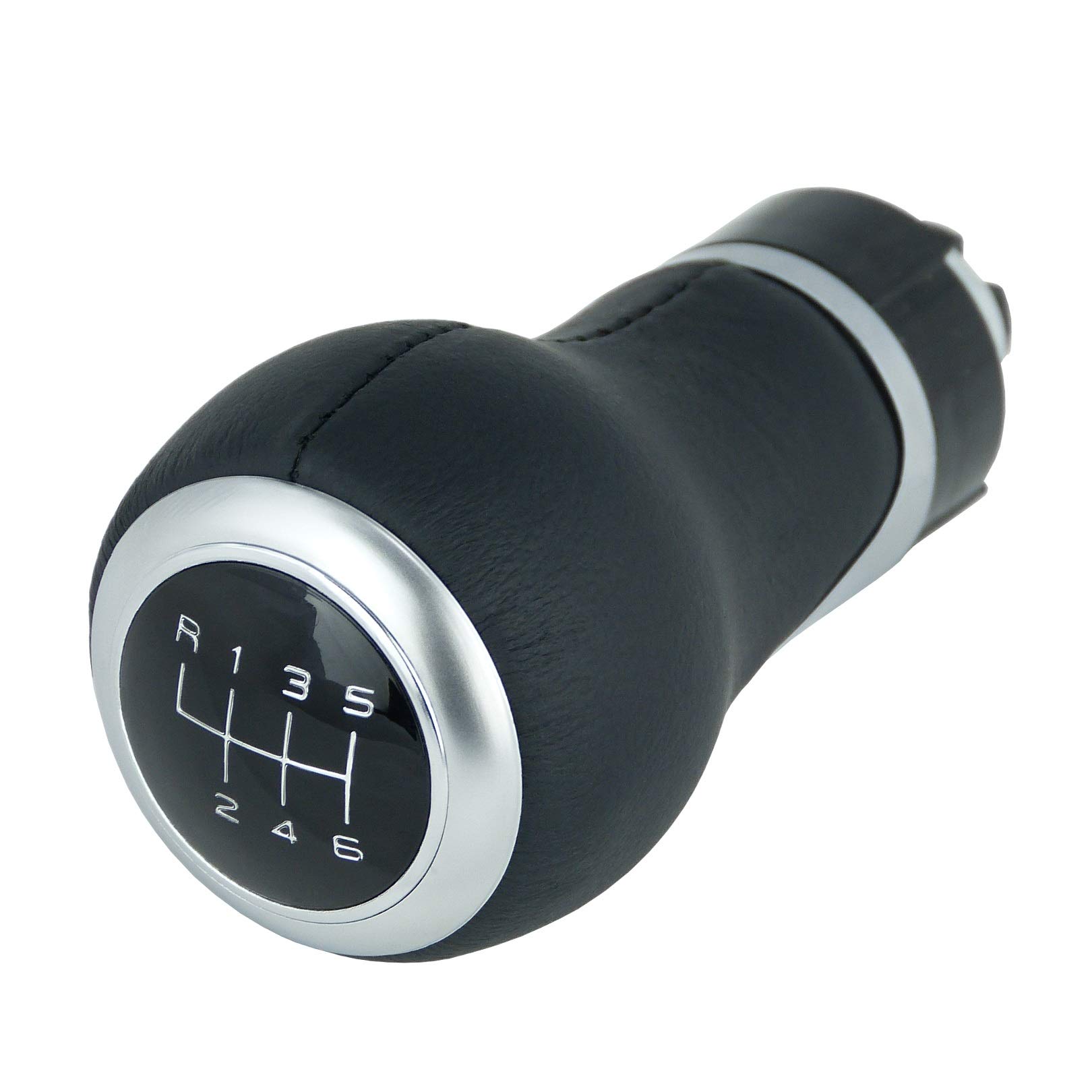 L & P Car Design L&P A0260-7 Schalthebel Schaltknauf Schwarz Silber 6 Gang 12mm Knauf Leder Plug Play Ersatzteil für VW Golf 2 II 3 III 4 IV 5 V 6 VI 7 Passat 3B B5 3C B6 Polo 6N 9N 6R L & P Car Design L&P A0260-7 Schalthebel Schaltknauf Schwarz Silber 6 Gang 12mm Knauf Leder Plug Play Ersatzteil für VW Golf 2 II 3 III 4 IV 5 V 6 VI 7 Passat 3B B5 3C B6 Polo 6N 9N 6R von L & P Car Design