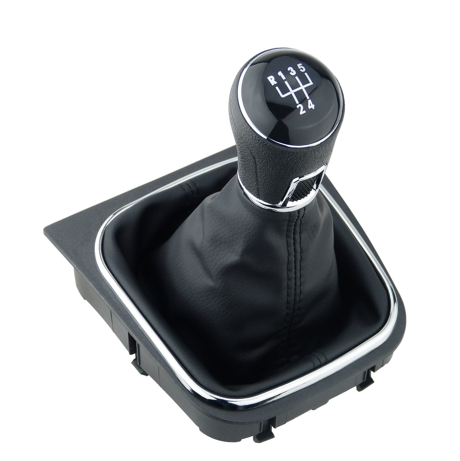 L & P Car Design L&P A256-6 Schaltsack Schaltmanschette Schwarz Schaltknauf 5 Gang kompatibel mit VW Golf 5 V Golf 6 VI Rahmen Komplettset Knauf Plug Play Ersatzteil für 1K0711113 5K0711113 1K8711113 L & P Car Design L&P A256-6 Schaltsack Schaltmanschette Schwarz Schaltknauf 5 Gang kompatibel mit VW Golf 5 V Golf 6 VI Rahmen Komplettset Knauf Plug Play Ersatzteil für 1K0711113 5K0711113 1K8711113 von L & P Car Design