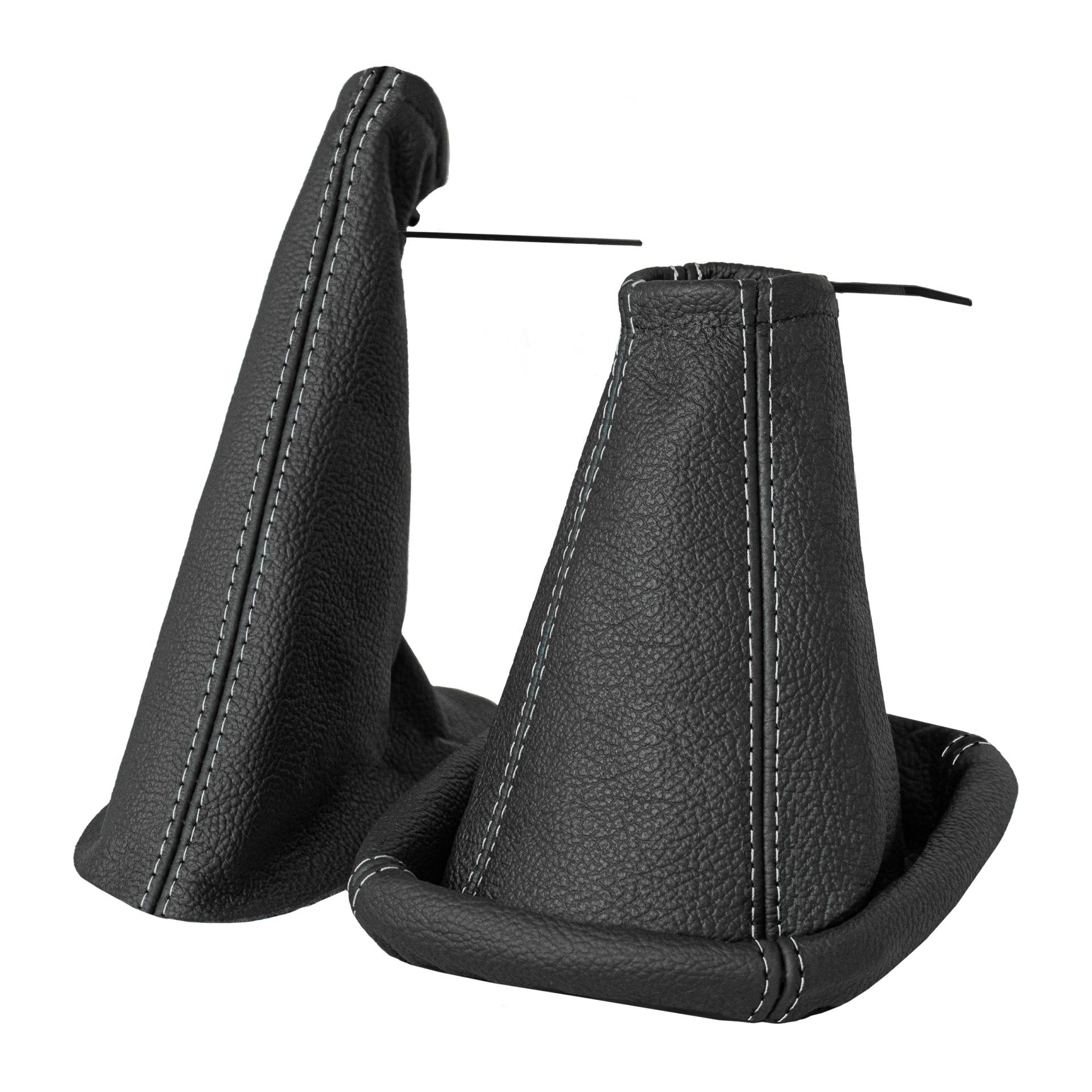 Schaltsack Handbremsmanschette Set kompatibel mit Opel Corsa B, Opel Tigra A Echtleder Naht grau Schaltsack Handbremsmanschette Set kompatibel mit Opel Corsa B, Opel Tigra A Echtleder Naht grau von L & P Car Design