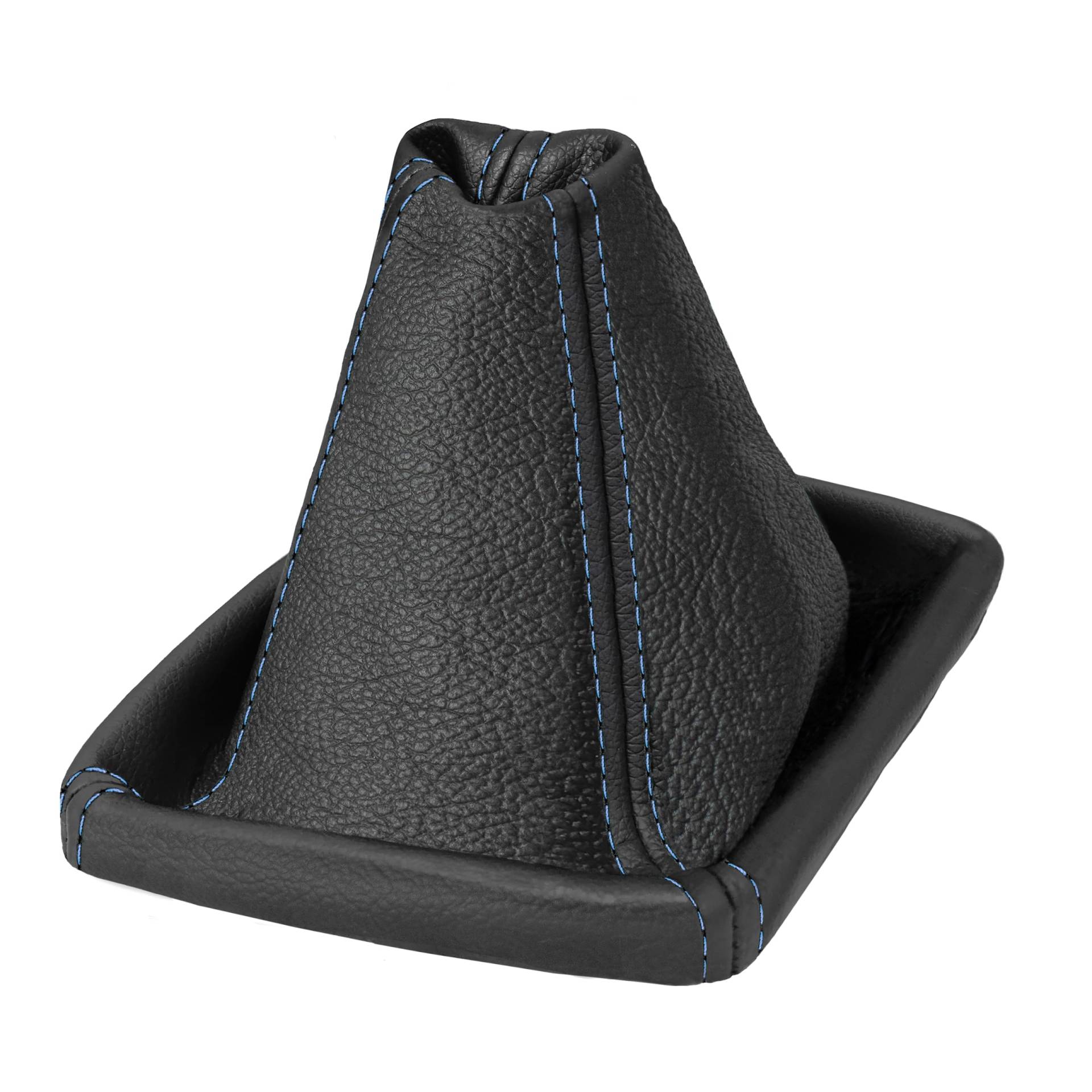 Schaltsack Schalthebelmanschette kompatibel mit Opel Astra H Bj. 2004-2010 Echtleder schwarz Naht blau Schaltsack Schalthebelmanschette kompatibel mit Opel Astra H Bj. 2004-2010 Echtleder schwarz Naht blau von L & P Car Design