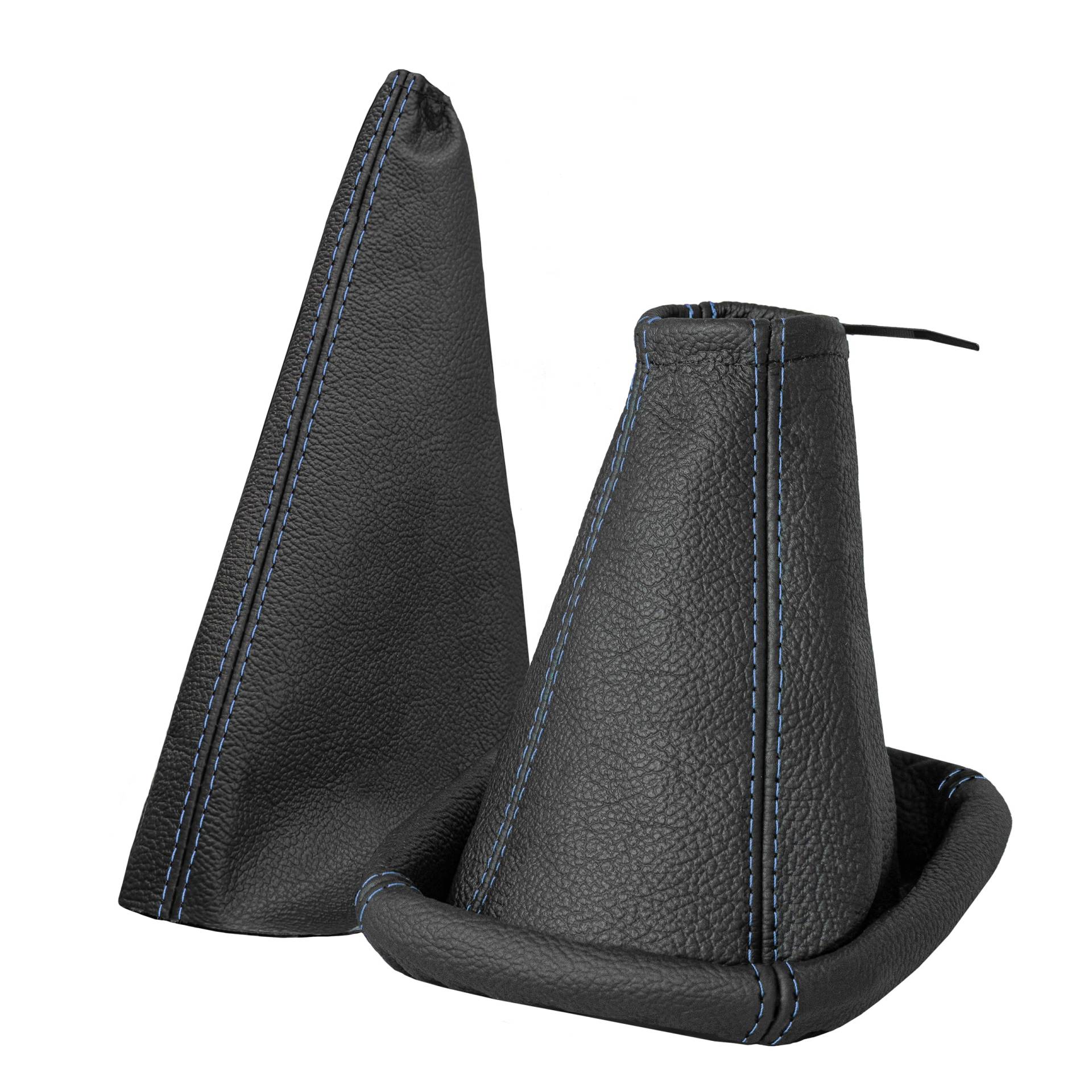 Schaltsack und Handbremsmanschette kompatibel mit Opel Corsa C Bj. 2000-2006 Auto Zubehör Innenraum Schaltknauf Schalthebelabdeckung Schalthebel Abdeckung als Set aus Echtleder in schwarz Naht blau Schaltsack und Handbremsmanschette kompatibel mit Opel Corsa C Bj. 2000-2006 Auto Zubehör Innenraum Schaltknauf Schalthebelabdeckung Schalthebel Abdeckung als Set aus Echtleder in schwarz Naht blau von L & P Car Design