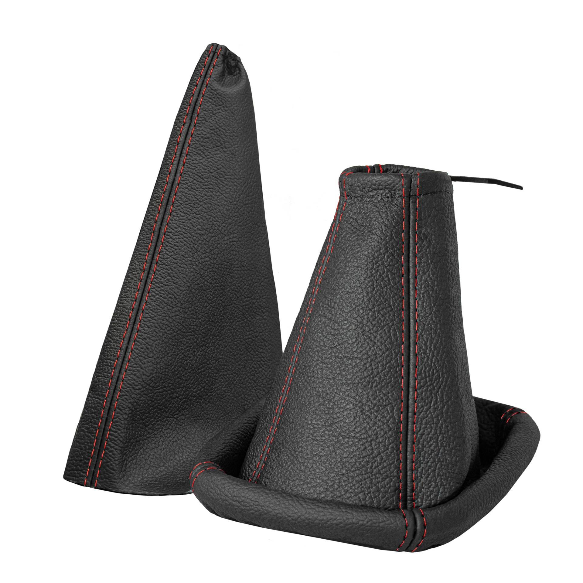 Schaltsack und Handbremsmanschette kompatibel mit Opel Corsa C Bj. 2000-2006 Auto Zubehör Innenraum Schaltknauf Schalthebelabdeckung Schalthebel Abdeckung als Set aus Echtleder in schwarz Naht rot Schaltsack und Handbremsmanschette kompatibel mit Opel Corsa C Bj. 2000-2006 Auto Zubehör Innenraum Schaltknauf Schalthebelabdeckung Schalthebel Abdeckung als Set aus Echtleder in schwarz Naht rot von L & P Car Design