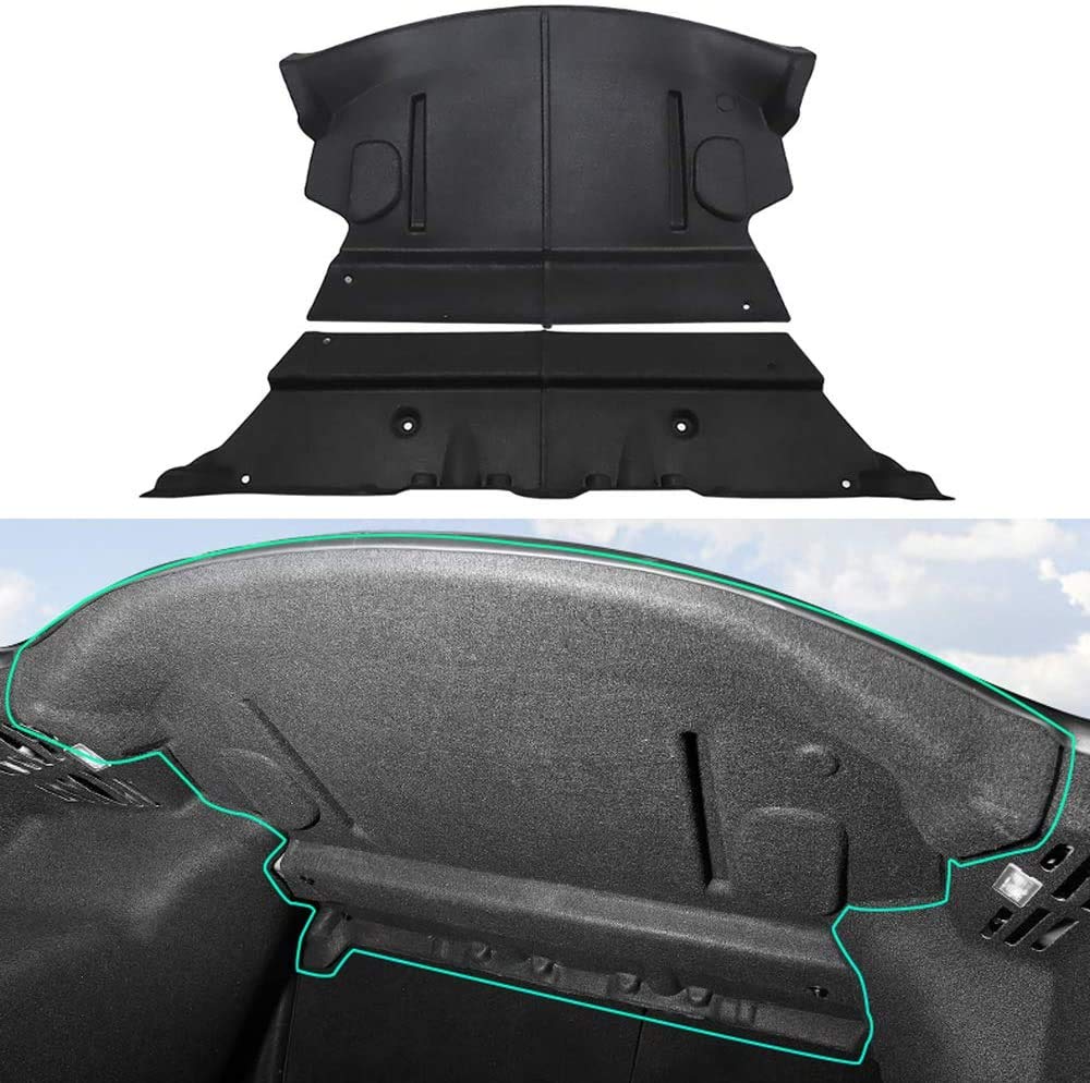 L&U Sound Silencing Pad Schallschutz und Dämpfung für Tesla Model 3,Rear Trunk soundproof mat von L&U