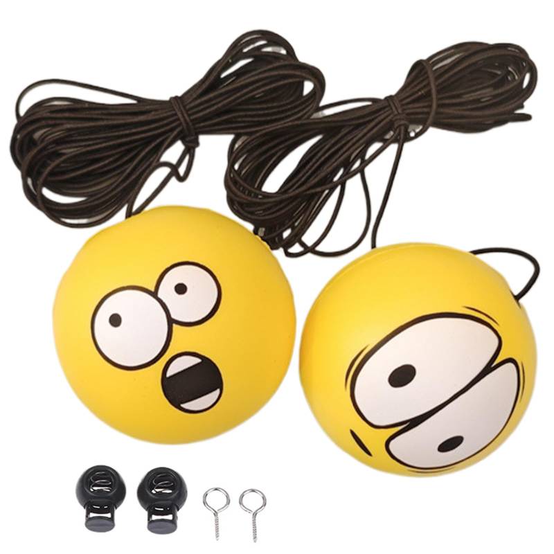 Garage Tennis Ball Parkhilfe, Garage -Parkhilfe mit Double Ball Guide System, Big Eyes Design & Seilstopps für Autos, SUVs, LKWs Universal Car Accessoires (Style1) ‌ von LAANCOO