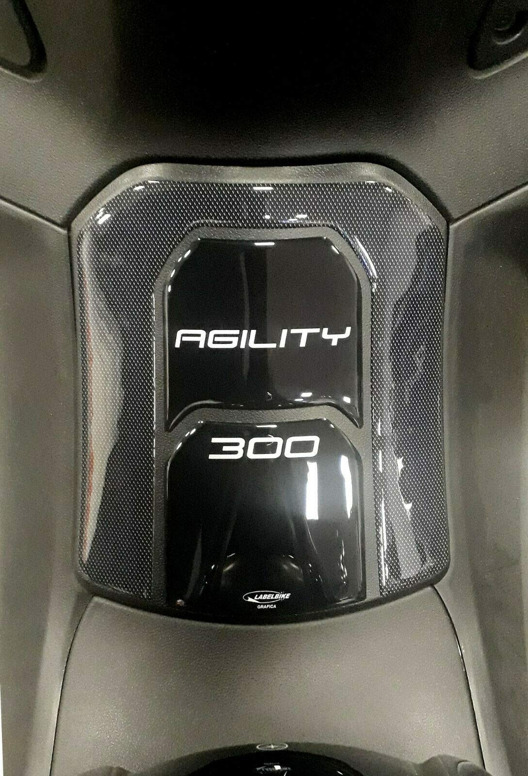 labelbike - 3D Gel Aufkleber für Tank Door kompatiblen Roller KYMCO Agility 300 von LABELBIKE