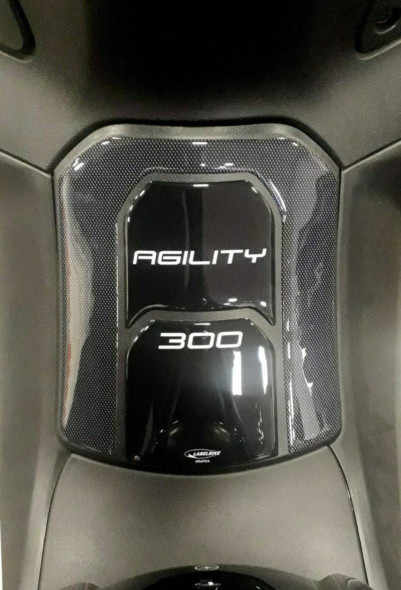labelbike - 3D Gel Aufkleber für Tank Door kompatiblen Roller KYMCO Agility 300 von LABELBIKE