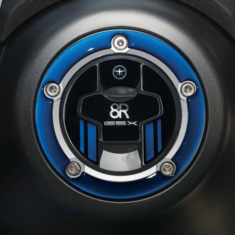 labelbike - 3D Aufkleber Dekoration und Schutz des Motorrad Tankdeckels kompatibel mit Suzuki GSX-8R von LABELBIKE