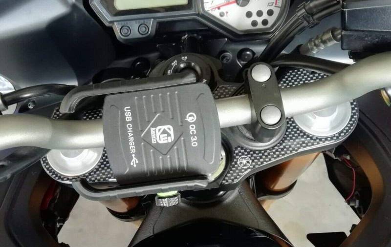 labelbike - 3D Aufkleber LENKPLATTE kompatibel mit Motorrad Yamaha FZ8 2010-2016 Naked von LABELBIKE