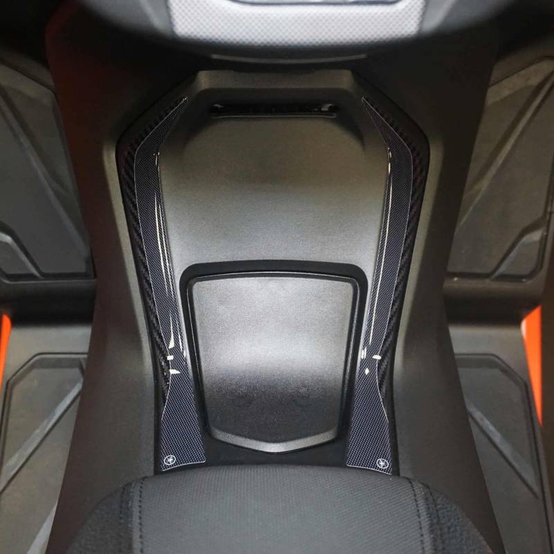 labelbike - 3D Harz Aufkleber Seiten vordere Fußstütze kompatibel mit Honda Forza 350 2022-2023 von LABELBIKE