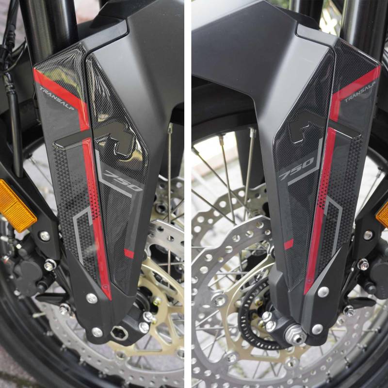 labelbike - 3D Aufkleber für Motorrad Schutzbleche kompatibel mit Honda Transalp 2023 von LABELBIKE