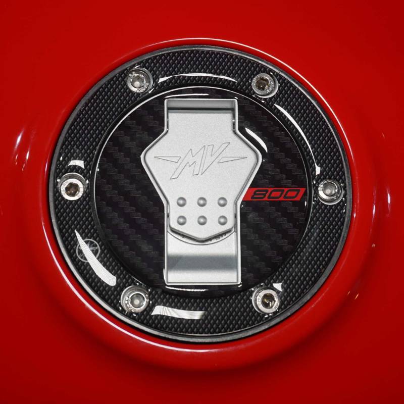 labelbike - Tankdeckel Aufkleber für Motorrad Dekoration und Schutz aus 3D-Gelharz kompatibel mit Mv Agusta Dragster - Brutale - Stradale 800 von LABELBIKE