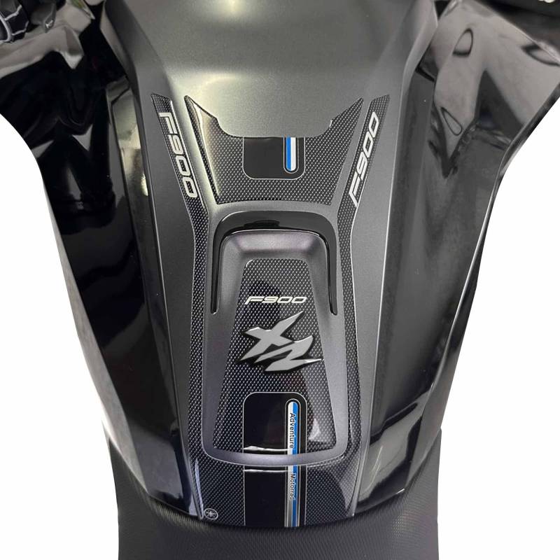 labelbike - 3D Tankpad Aufkleber Dekoration und Schutz des Motorradtanks kompatibel mit BMW F900XR von LABELBIKE