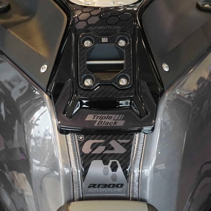 labelbike - 3D Tankpad Aufkleber-Set aus Kunst Harz Schutz und Dekorationen für den Motorradtank kompatibel mit BMW R1300 GS Adventure - Grau von LABELBIKE