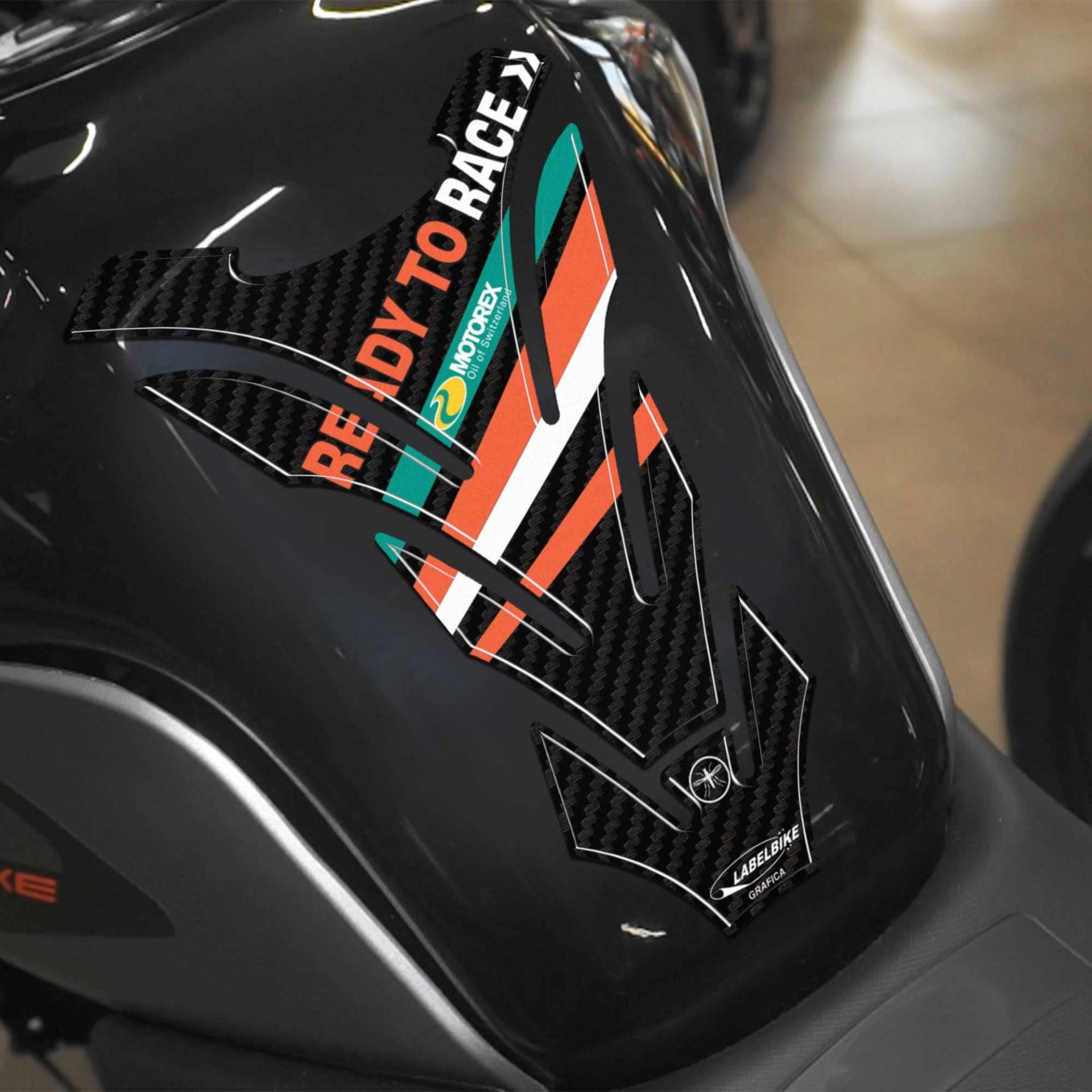labelbike - 3D-Tankpad für Motorrad, universal, kompatibel mit KTM von LABELBIKE