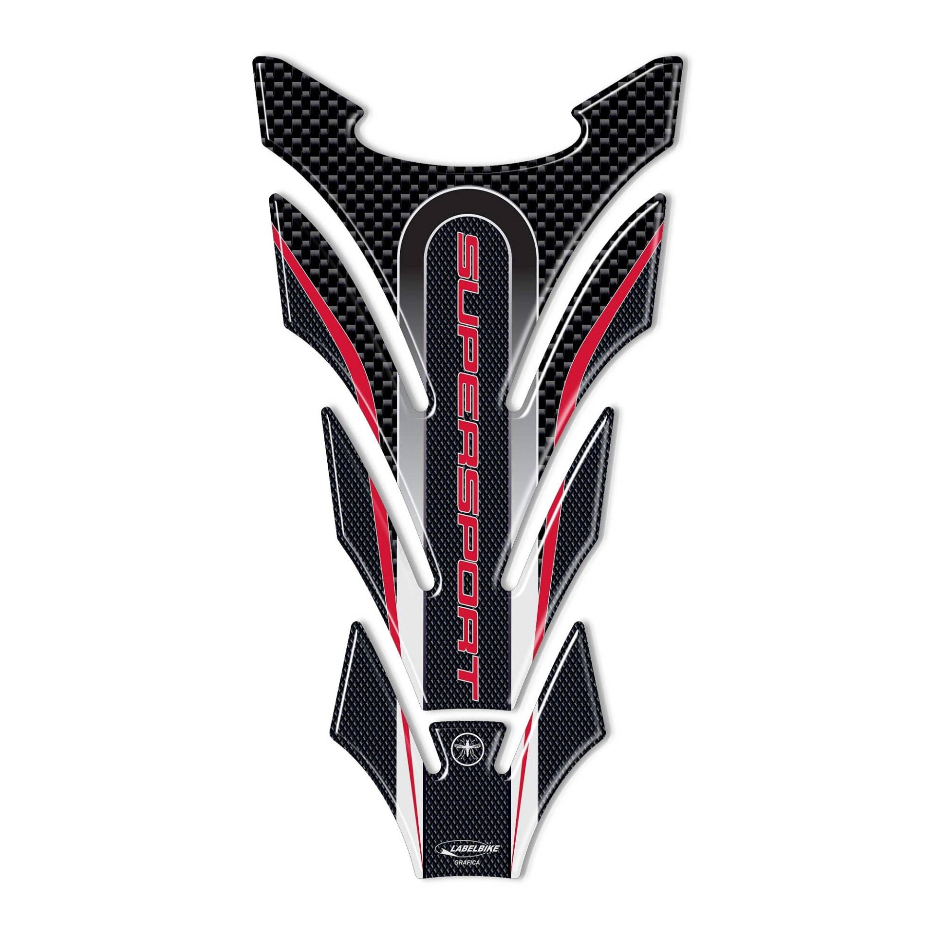 labelbike - DUCATI SUPERSPORT kompatibler 3D Motorrad Tankschutz Aufkleber labelbike - DUCATI SUPERSPORT kompatibler 3D Motorrad Tankschutz Aufkleber von LABELBIKE