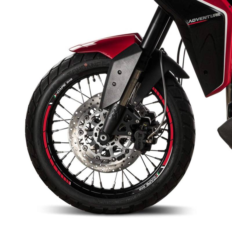 labelbike - Klebestreifen-Set für Felgen mit offizieller Lizenz kompatibel mit Moto Morini X-Cape 650 2021-2024 von LABELBIKE
