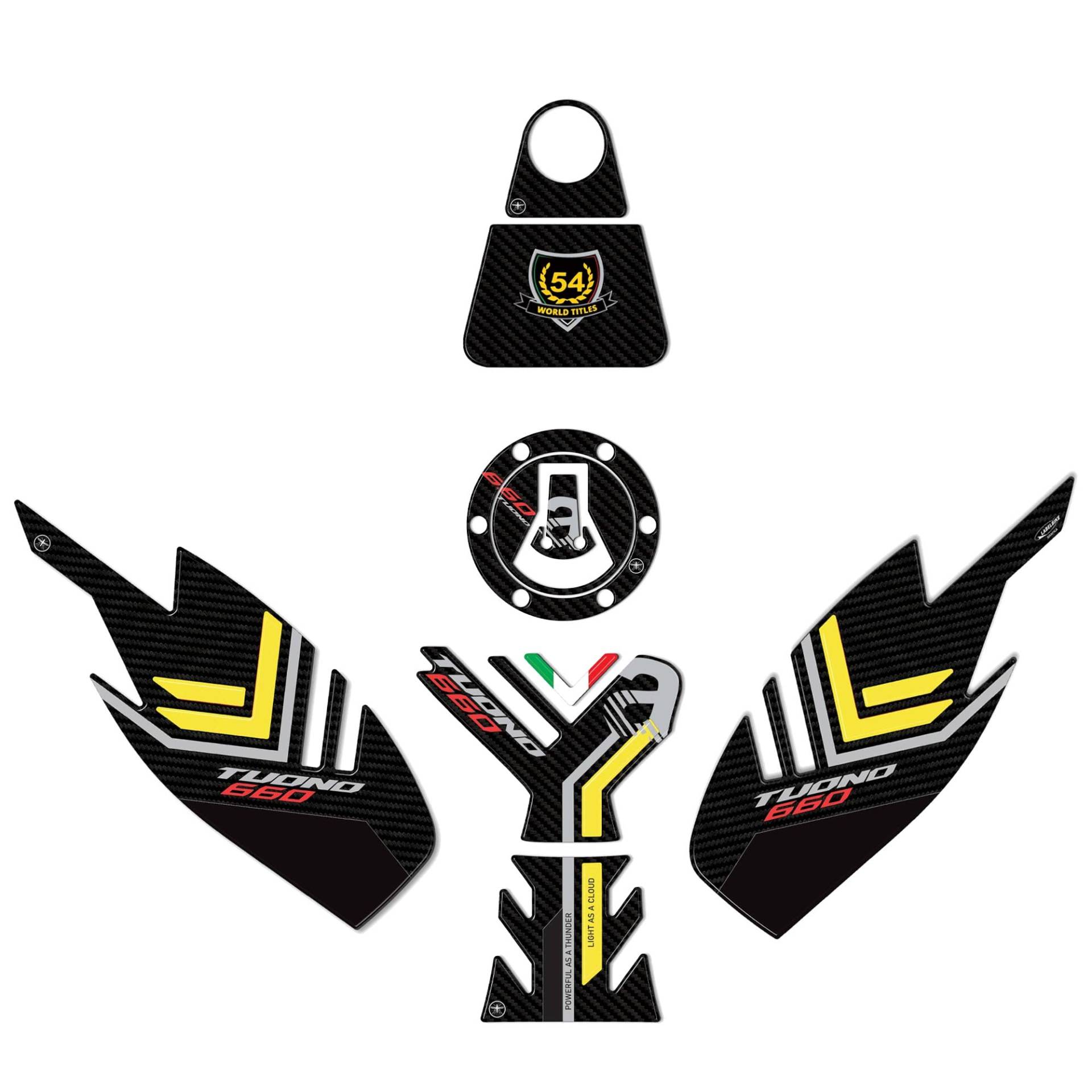 labelbike - Komplettes Set mit 3D GelHarz Aufklebern Motorraddekorationen und -Schutz kompatibel mit Aprilia Tuono 660 2021-2025 labelbike - Komplettes Set mit 3D GelHarz Aufklebern Motorraddekorationen und -Schutz kompatibel mit Aprilia Tuono 660 2021-2025 von LABELBIKE