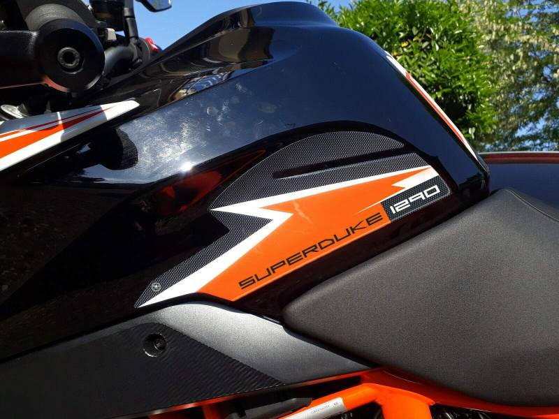 labelbike - Motorrad-Tankseitenschutz 3D Aufkleber kompatibel mit KTM 1290 SUPER Duke GT von LABELBIKE