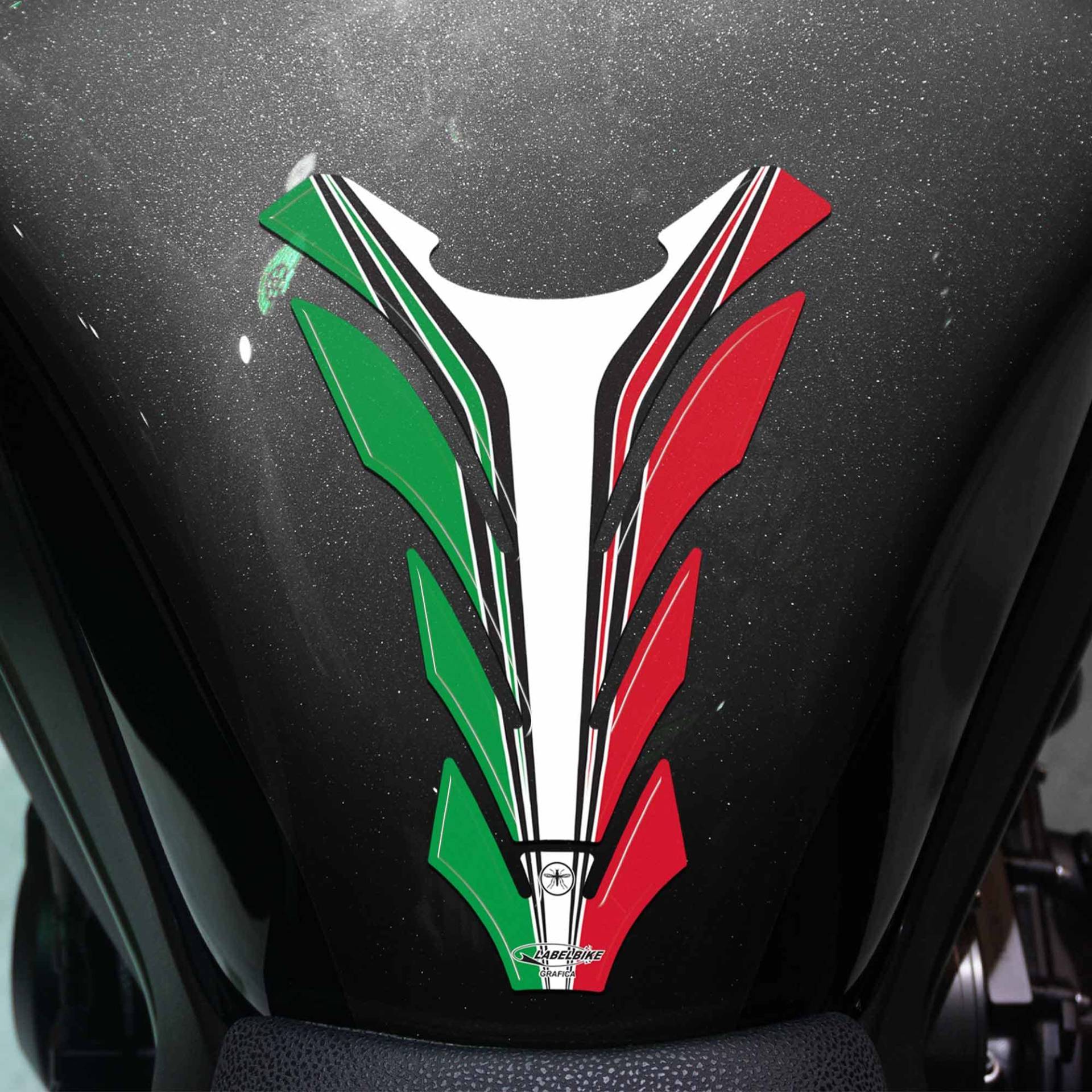 labelbike - TANKSCHUTZ DREIFARBIG Italien 3D TANKAUFKLEBER AUS Harz FÜR Motorrad labelbike - TANKSCHUTZ DREIFARBIG Italien 3D TANKAUFKLEBER AUS Harz FÜR Motorrad von LABELBIKE