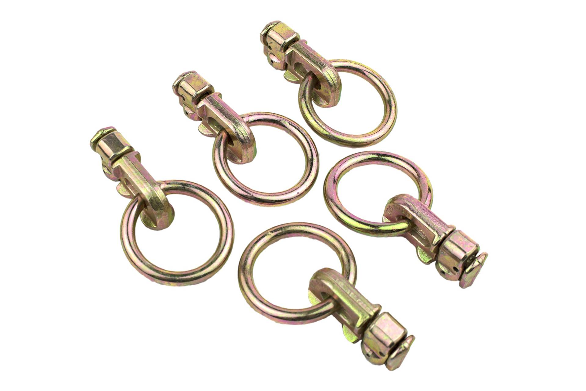 LABT Doppelfitting mit Ring für Airlineschienen zur Ladungssicherung 10er Set - Endbeschlag bis zu 2700kg (2,7 Tonnen) belastbar - Hochwertige Zurrschienen Verzurrösen - Airline Zubehör LABT Doppelfitting mit Ring für Airlineschienen zur Ladungssicherung 10er Set - Endbeschlag bis zu 2700kg (2,7 Tonnen) belastbar - Hochwertige Zurrschienen Verzurrösen - Airline Zubehör von LABT