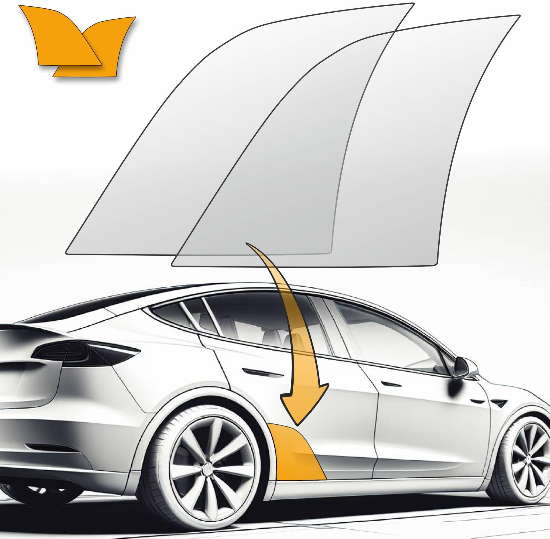 LACKSCHUTZSHOP Radlauf Lackschutzfolie transparent passend für Tesla Model Y - Radkasten, Lackschutzfolie, Steinschlagschutz - Transparent glänzende Selbstklebende Folie inkl. Montage-Zubehör LACKSCHUTZSHOP Radlauf Lackschutzfolie transparent passend für Tesla Model Y - Radkasten, Lackschutzfolie, Steinschlagschutz - Transparent glänzende Selbstklebende Folie inkl. Montage-Zubehör von LACKSCHUTZSHOP