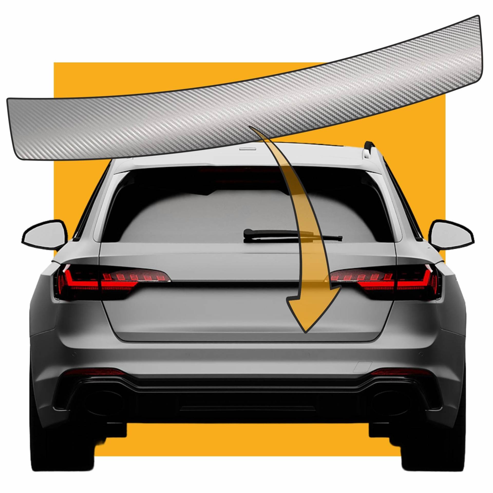 LACKSCHUTZSHOP Lackschutzfolie passend für MG ZS | ZSev ab BJ 2021 | 3D Carbon Silber Ladekantenschutz, Kantenschutz, Schutzfolie | 150µm Auto-Folie Fieberglas Optik Silber incl. Montage Zubehör LACKSCHUTZSHOP Lackschutzfolie passend für MG ZS | ZSev ab BJ 2021 | 3D Carbon Silber Ladekantenschutz, Kantenschutz, Schutzfolie | 150µm Auto-Folie Fieberglas Optik Silber incl. Montage Zubehör von LACKSCHUTZSHOP
