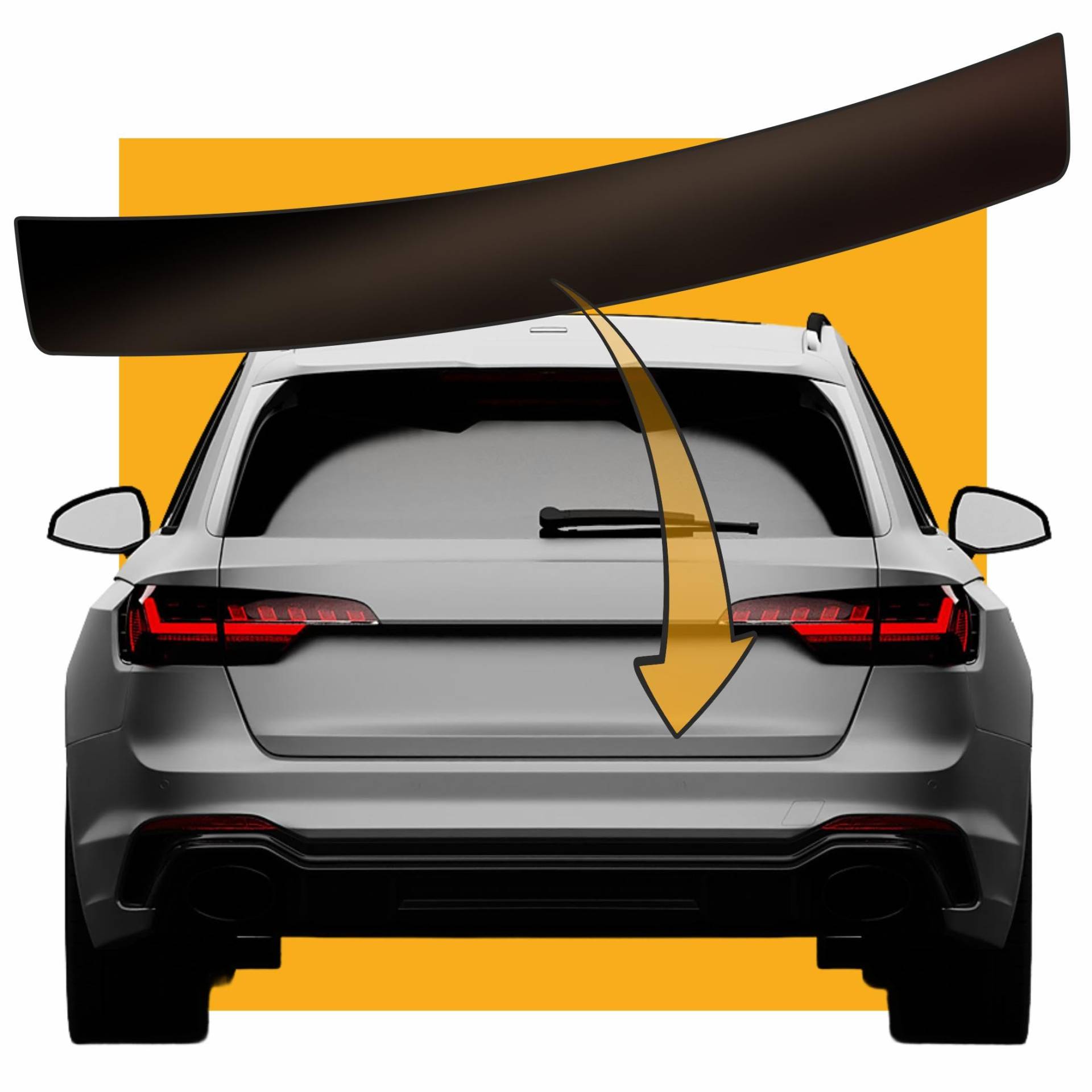 LACKSCHUTZSHOP Lackschutzfolie passend für Skoda Octavia IV Combi (Typ NX) | transparenter Ladekantenschutz, Kantenschutz, Schutzfolie | 150µm Auto-Folie transparent incl. Montage Zubehör von LACKSCHUTZSHOP