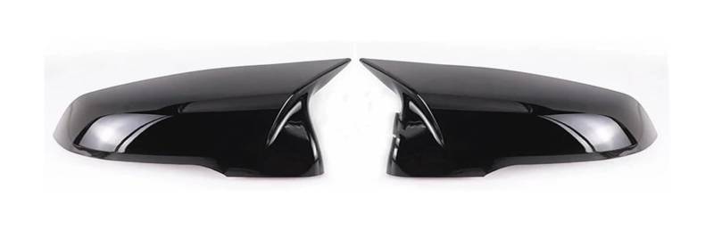 Auto Spiegelkappen Für B&MW 1 2er F44 F40 Z4 G29 X1 F48 F49 X2 F39 2019-2023 Carbon Auto Rückspiegelabdeckung Flügel Seitenkappe(Schwarz) von LADPZJNW