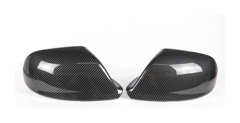 Auto Spiegelkappen Für Q5 SQ5 2008-2017 8R Q7 4L 2010-2015 Rückansicht Seitenkofferverkleidung Auto Rückspiegel Ersatz 1 Paar Kappe Flügelabdeckung(1 pair Carbon look) von LADPZJNW