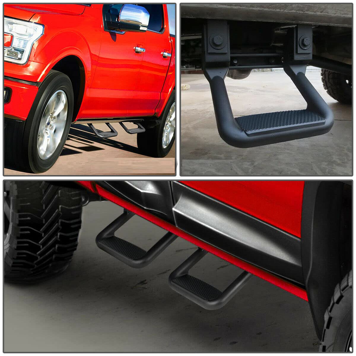 LAFENG Dodge RAM 3500 1994-2021 Pick Up Trittbrett Side Step Nerf Bar Perotect Pedale Plattform 2 Stück/Set, Schwarz LAFENG Dodge RAM 3500 1994-2021 Pick Up Trittbrett Side Step Nerf Bar Perotect Pedale Plattform 2 Stück/Set, Schwarz von LAFENG