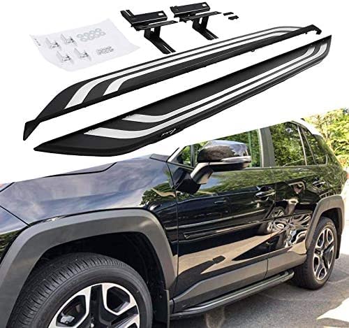 Passend für 2019 RAV4 Trittbretter mit seitlicher Nervenstange zum Schutz der Seitenstange. von VeeBrite