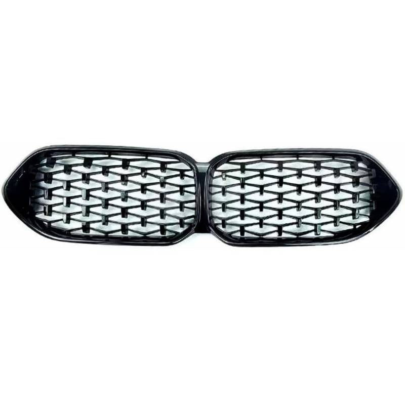 Auto Frontgrill Kühler Für BMW 2 Series Gran Coupe F44 216i 218i 220i 228i M235i 2021-2023, FrontstoßStangengitter Zentraler KüHlergrill-Schutz KüHlergrille AußEnausstattung ZubehöR,A/Black von LAFENI