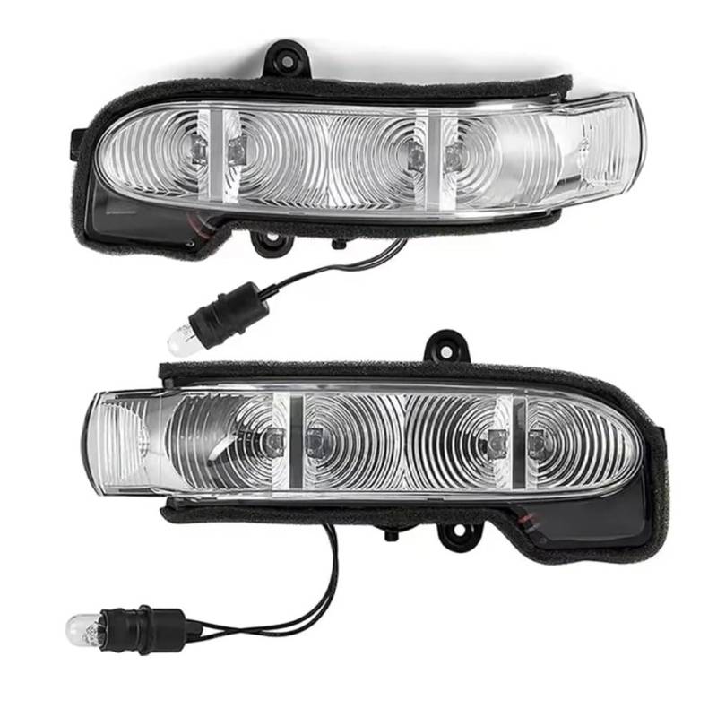 LAFENI Rückspiegel Blinker Lampe für Benz E55 AMG 2003–2006, Auto Dynamische Blinkerlicht Seitenspiegel Blinkerleuchte Blinkerlampe Blinkerleuchten Zubehör von LAFENI