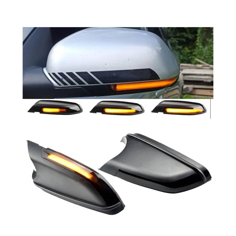 LAFENI Rückspiegel Blinker Lampe für Skoda Octavia 2006-2010, Auto Dynamische Blinkerlicht Seitenspiegel Blinkerleuchte Blinkerlampe Blinkerleuchten Zubehör von LAFENI