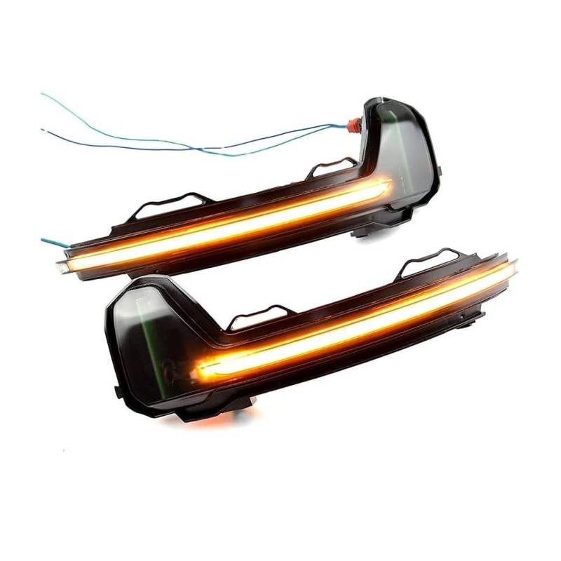 LAFENI Rückspiegel Blinker Lampe für VW Tiguan MK2 2017-2019, Auto Dynamische Blinkerlicht Seitenspiegel Blinkerleuchte Blinkerlampe Blinkerleuchten Zubehör von LAFENI