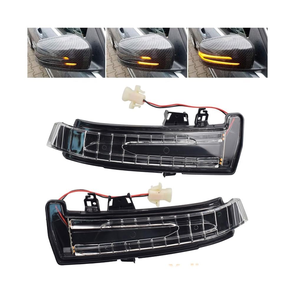 Rückspiegel Blinker Lampe für Benz W176 W246 W212 W204 CLA C117 GLA GLK, Auto Dynamische Blinkerlicht Seitenspiegel Blinkerleuchte Blinkerlampe Blinkerleuchten Zubehör Rückspiegel Blinker Lampe für Benz W176 W246 W212 W204 CLA C117 GLA GLK, Auto Dynamische Blinkerlicht Seitenspiegel Blinkerleuchte Blinkerlampe Blinkerleuchten Zubehör von LAFENI