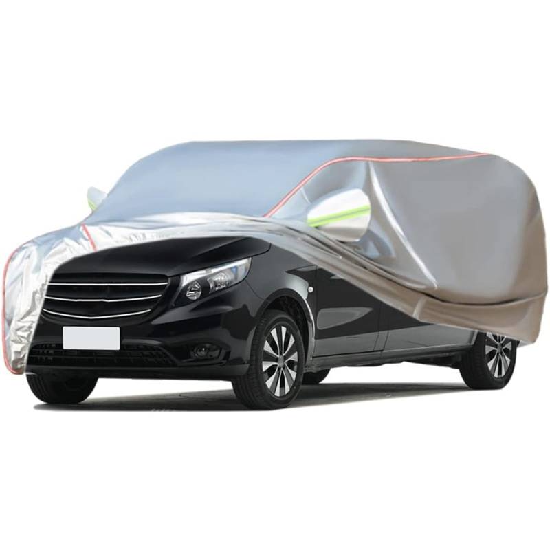 Autoabdeckung Wasserdicht Atmungsaktiv für Benz Vito 114/119 CDI/PRO/BlueTEC/Select/Sport 2006-2023, Autoabdeckung Wasserdicht Schneeschutz Sonnenschutz,B von LAGNY