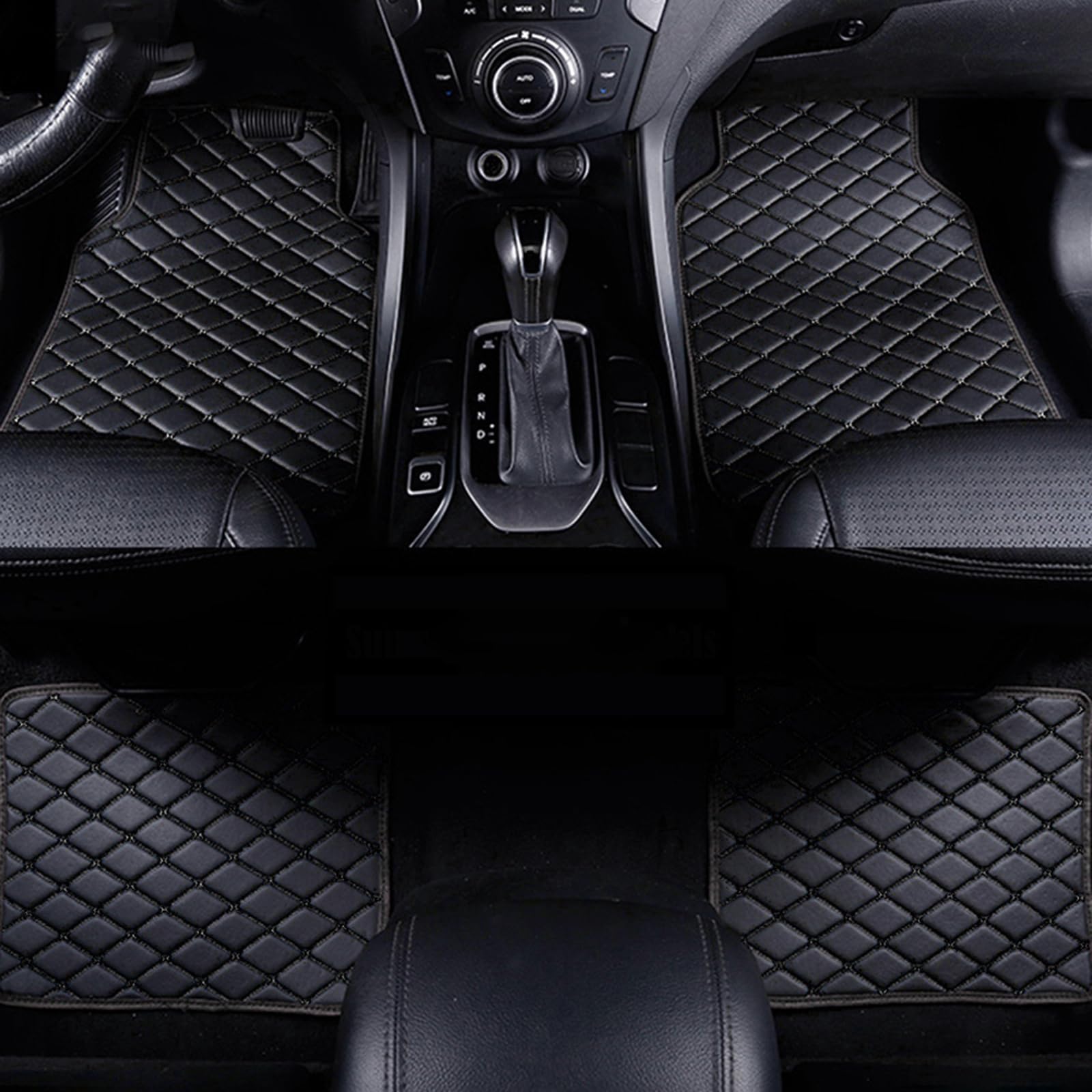 Customize Auto Fußmatten für BMW 5 Series 5er Touring G31 2017 2018 2019 2020 2021 2022 2023+, Premium Leder Allwetter Vorn Hinten Wasserdicht Anti Rutsch Schmutzmatte,- Black Customize Auto Fußmatten für BMW 5 Series 5er Touring G31 2017 2018 2019 2020 2021 2022 2023+, Premium Leder Allwetter Vorn Hinten Wasserdicht Anti Rutsch Schmutzmatte,- Black von LAGNY